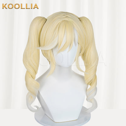 Eggy Party Mute Girl Stella Long Yellow Hair Basic Wig