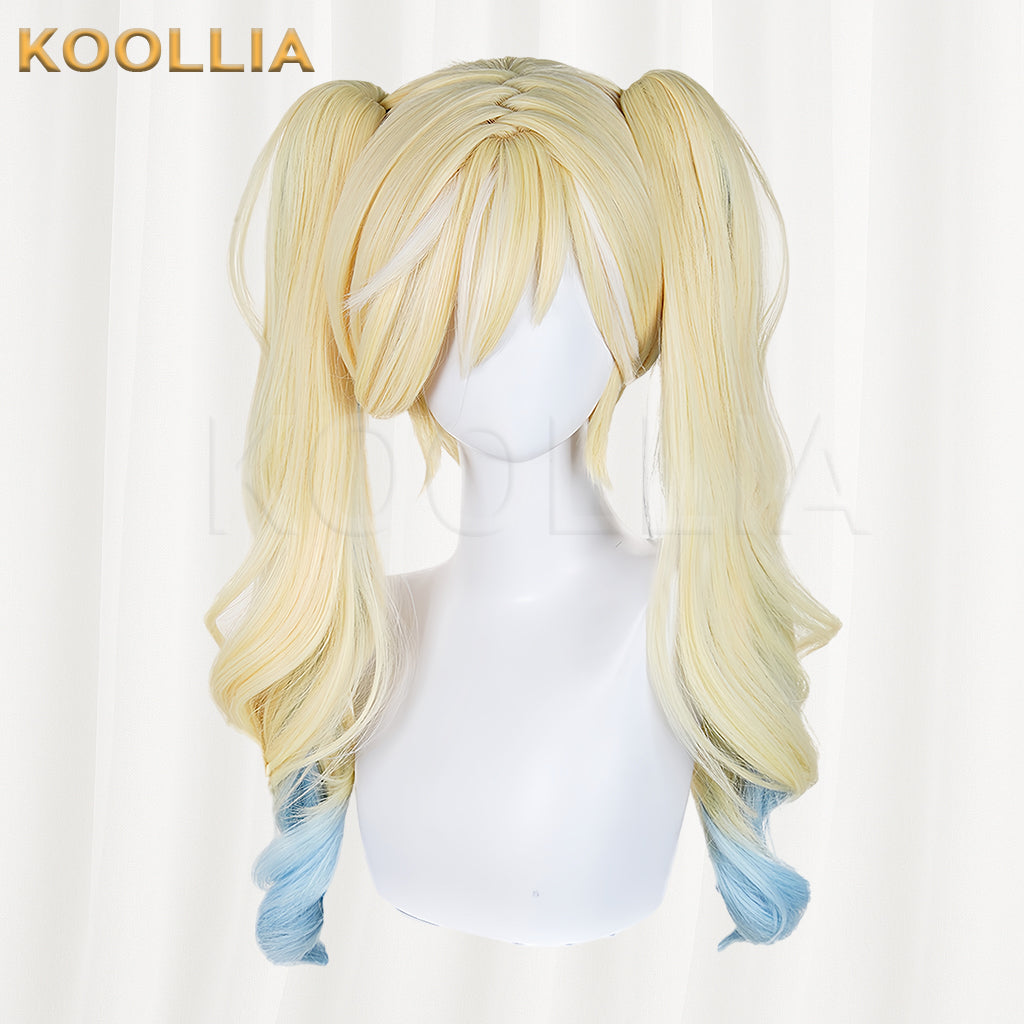 Eggy Party Mute Girl Stella Long Mix Hair Basic Wig