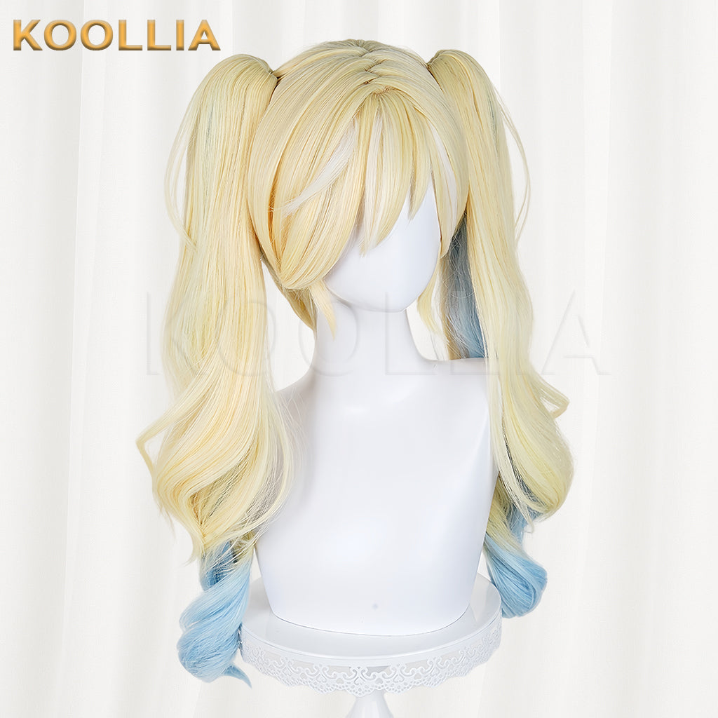 Eggy Party Mute Girl Stella Long Mix Hair Basic Wig