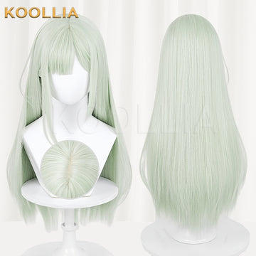 BanG Dream! It’s MyGO!!!!! 	Mutsumi Wakaba Long Green Hair Basic Wig - KOOLLIA