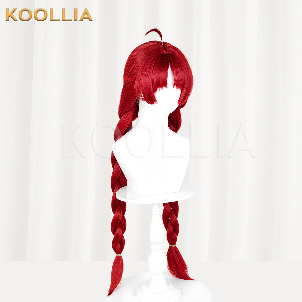 Arknights Myrtle Long Red Hair Basic Wig