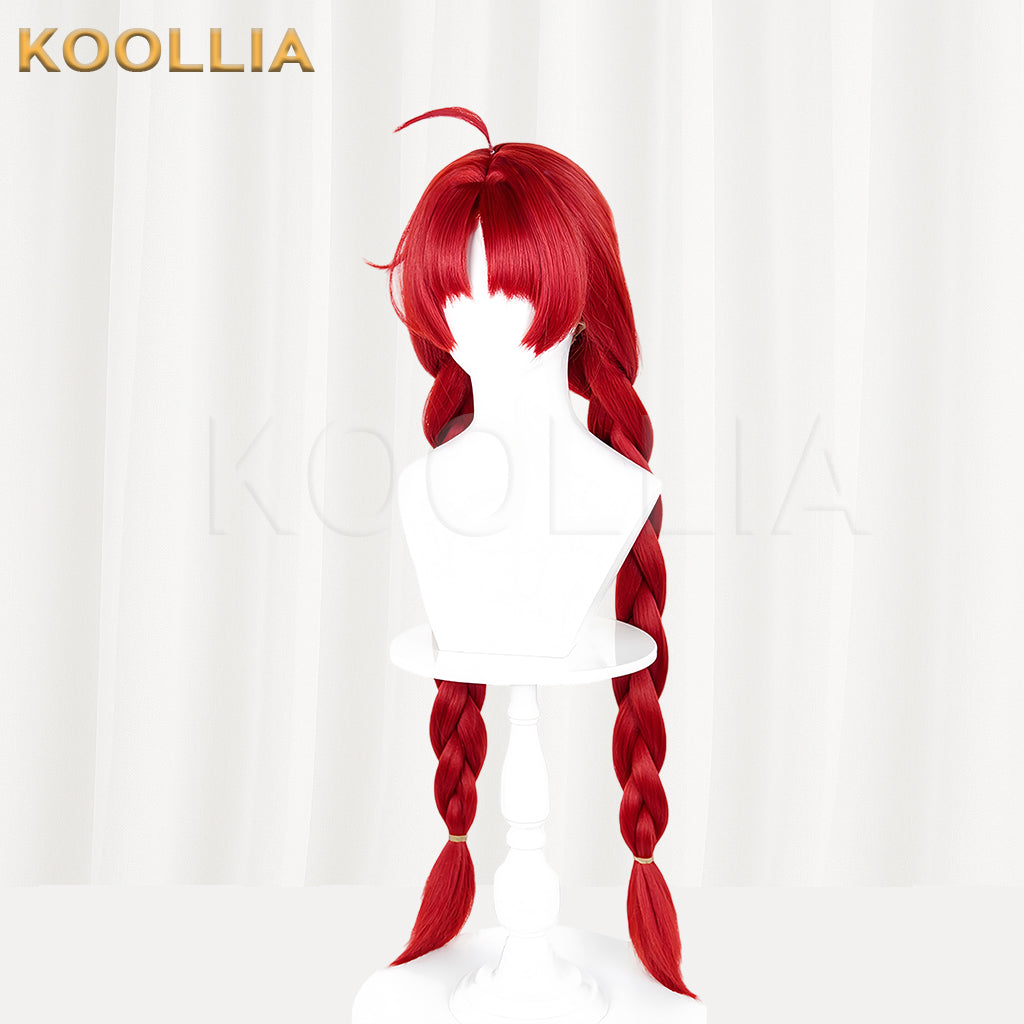 Arknights Myrtle Long Red Hair Basic Wig