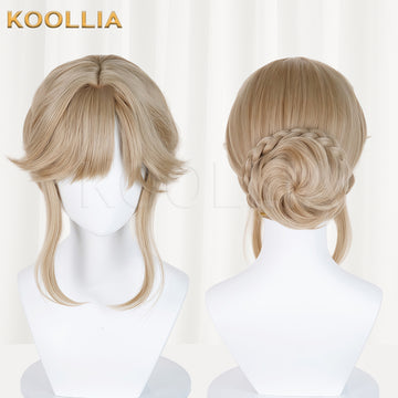 NIKKE：The Goddess of Victory Ade Short Blonde Hair Basic Wig  KOOLLIA