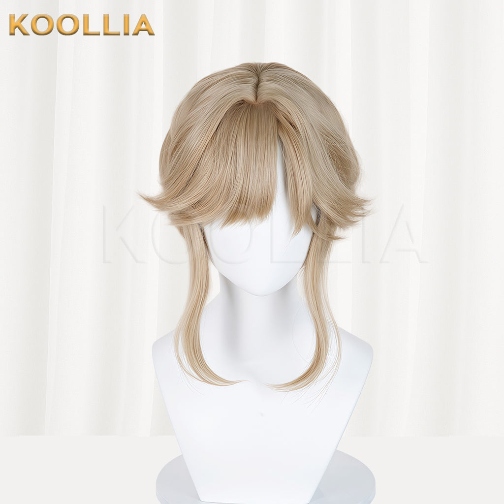 NIKKE：The Goddess of Victory Ade Short Blonde Hair Basic Wig  KOOLLIA