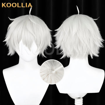 Blue Lock Nagi Seishiro Short White Hair Basic Wig - KOOLLIA
