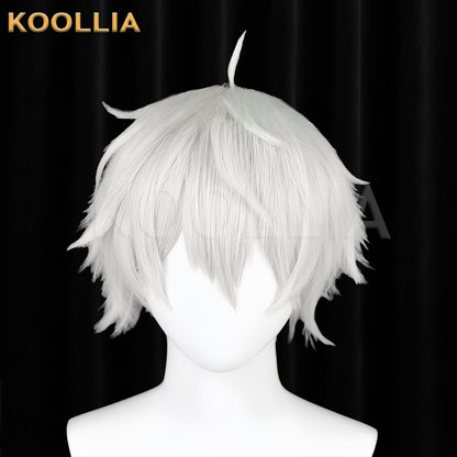 Blue Lock Nagi Seishiro Short White Hair Basic Wig