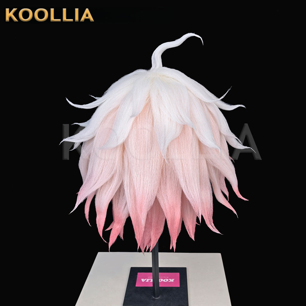 Danganronpa Nagito Komaeda Short White Hair Styled Basic Wig