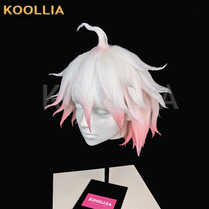 Danganronpa Nagito Komaeda Short White Hair Styled Basic Wig