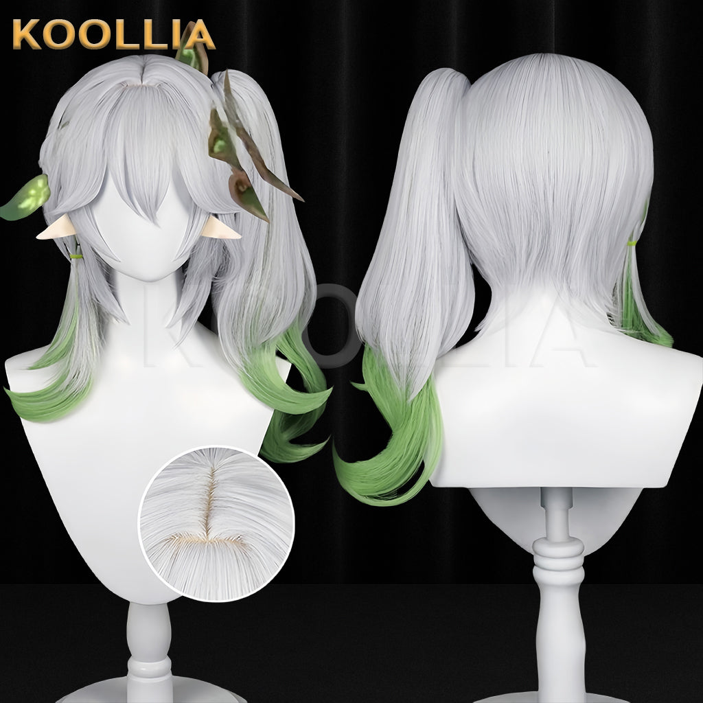 Genshin Impact Nahida Long White Hair Basic Wig