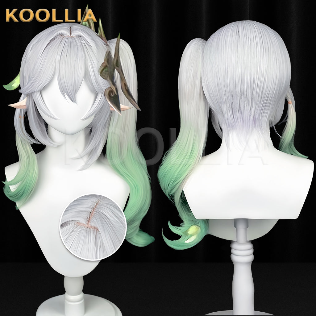 Genshin Impact Nahida Long White Hair Basic Wig