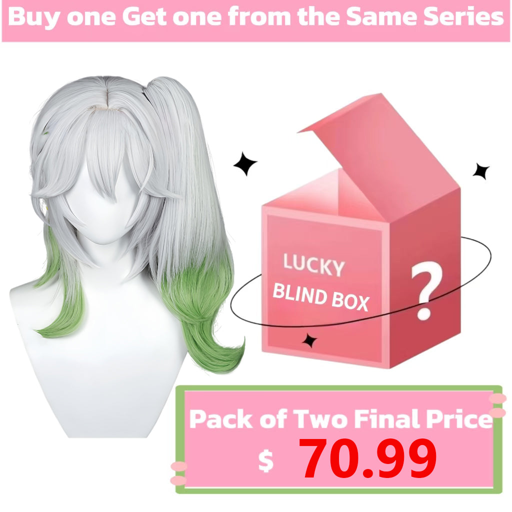 Genshin Impact Nahida Long White Hair Basic Wig