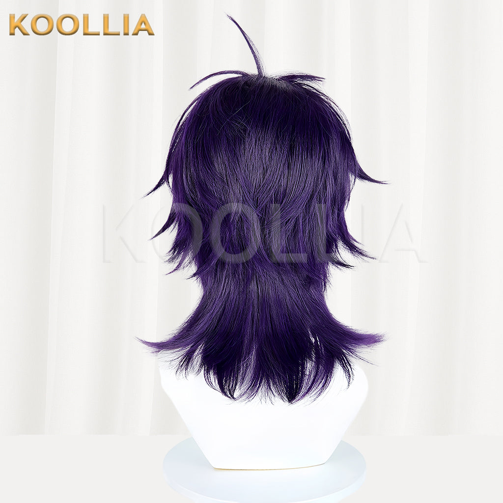 JoJo's Bizarre Adventure Narancia Ghirga Short Purple Hair Basic Wig