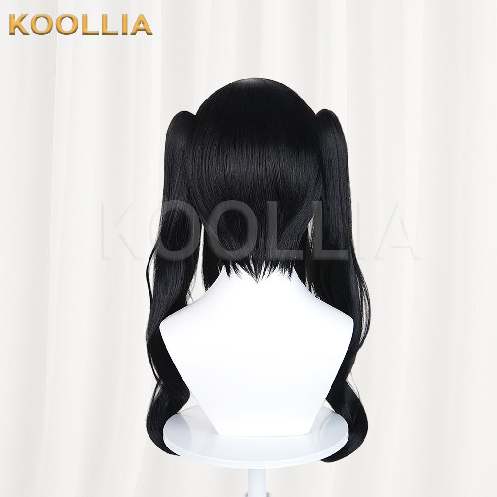 Magical Girl’s Witch Trial Nayoka Kurobe Long Black Hair Basic Wig