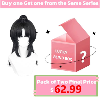 Zenless Zone Zero Nekomiya Mana Long Black Hair Basic Wig