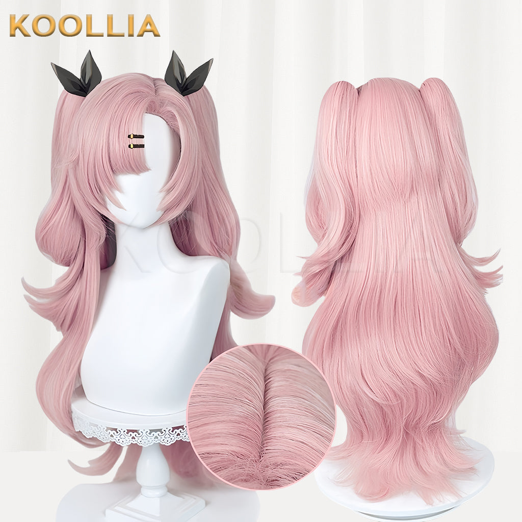 Zenless Zone Zero Nicole Demara Long Pink Hair Basic Wig