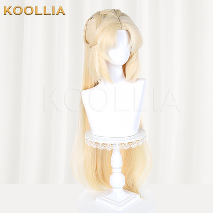 Genshin Impact Nicole Reeyn Long Blonde Hair Basic Wig