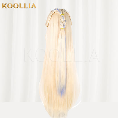 Genshin Impact Nicole Reeyn Long Blonde Hair Basic Wig