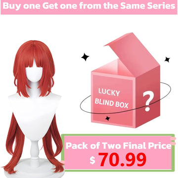 Genshin Impact Nilou Basic Long Red Hair Basic Wig Promotional Banner by koollia