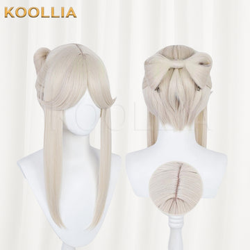 Genshin Impact Ningguang Long Golden Hair Basic Wig - KOOLLIA