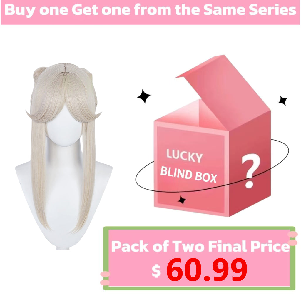 Genshin Impact Ningguang Long Golden Hair Basic Wig