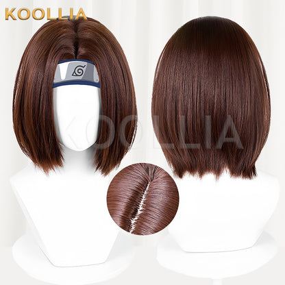 Narotu Nohara Rin Short Brown Hair Basic Wig