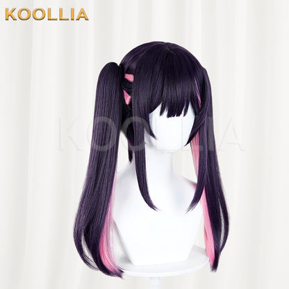 Chrono Kaguya Noyi Junzawa Long Purple Pink Hair Basic Wig