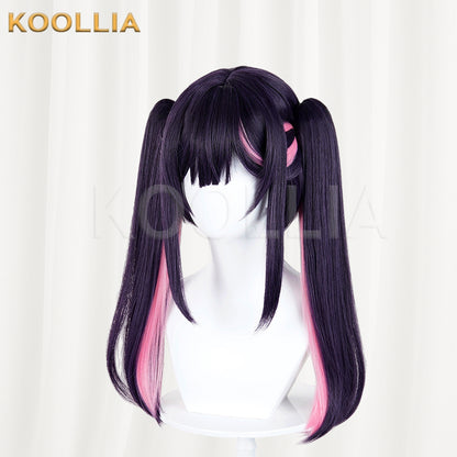 Chrono Kaguya Noyi Junzawa Long Purple Pink Hair Basic Wig