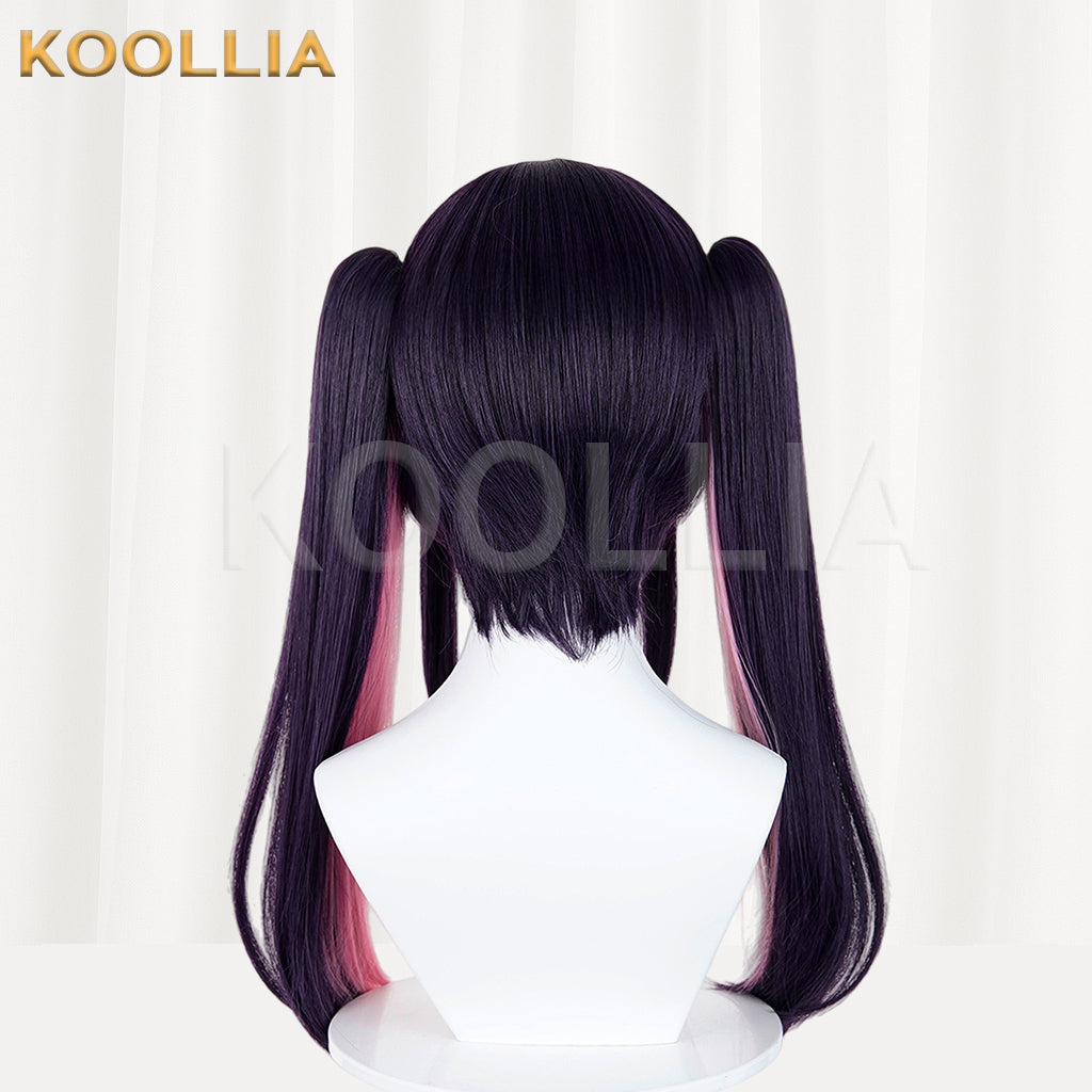 Chrono Kaguya Noyi Junzawa Long Purple Pink Hair Basic Wig