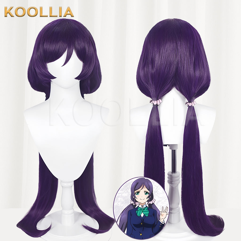 LoveLive! School idol project Short Purple Hair Basic Wig