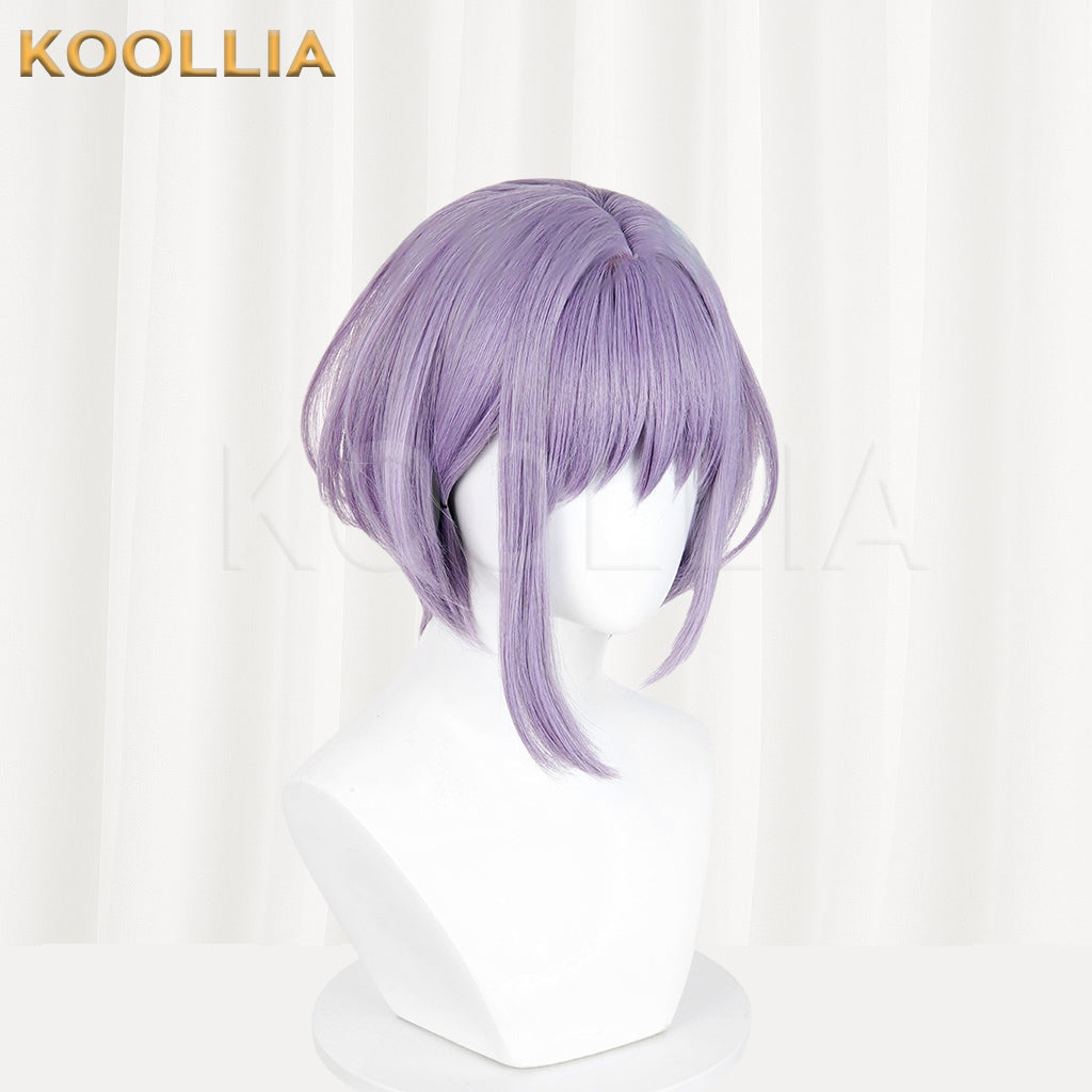 BanG Dream! Ave Mujica Nyamu Yūtenji Short Purple Hair Basic Wig