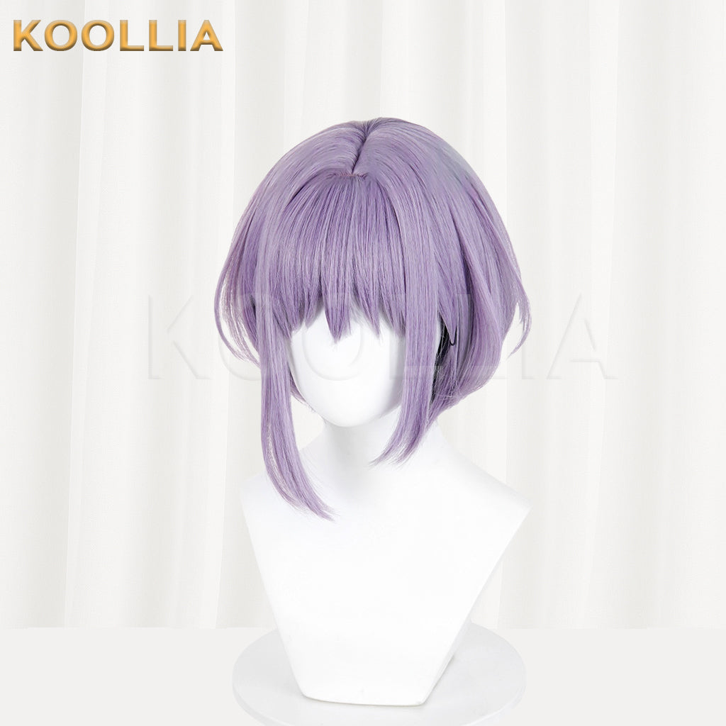 BanG Dream! Ave Mujica Nyamu Yūtenji Short Purple Hair Basic Wig