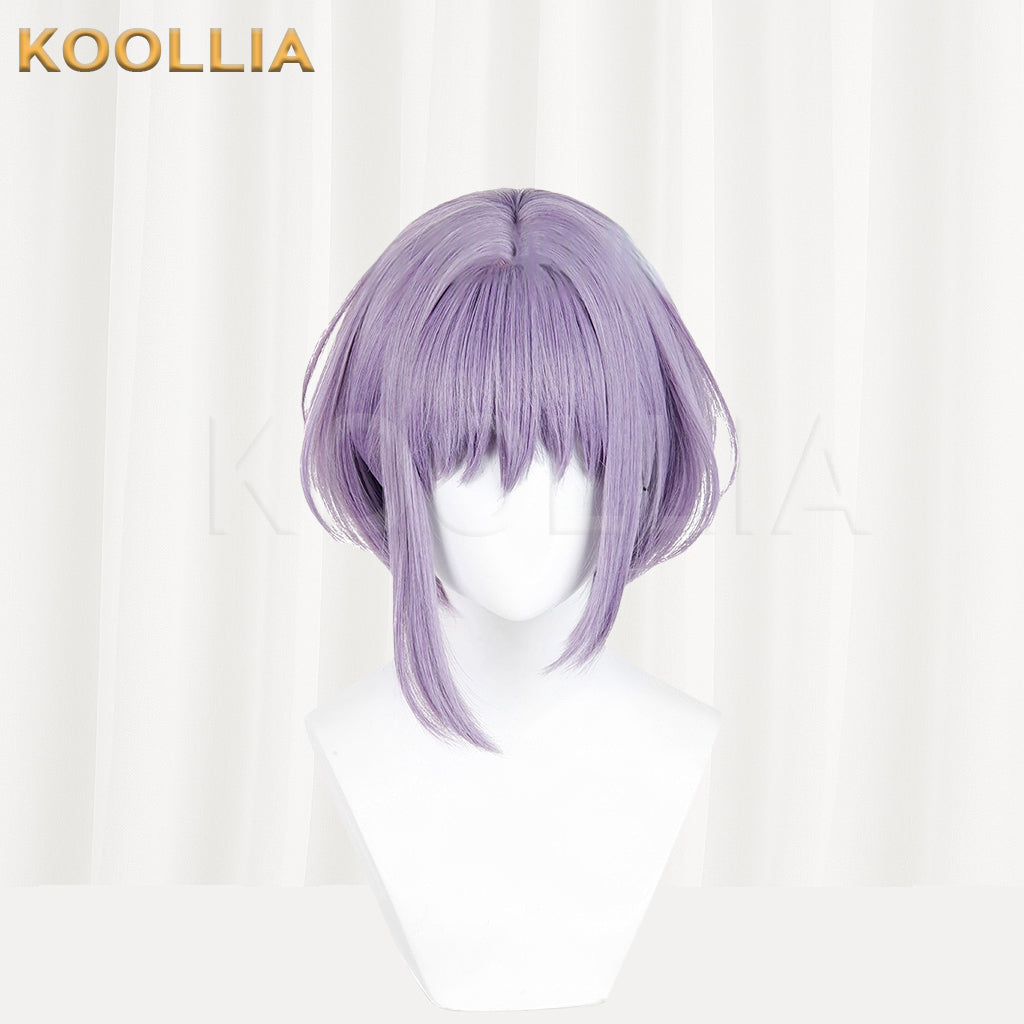 BanG Dream! Ave Mujica Nyamu Yūtenji Short Purple Hair Basic Wig