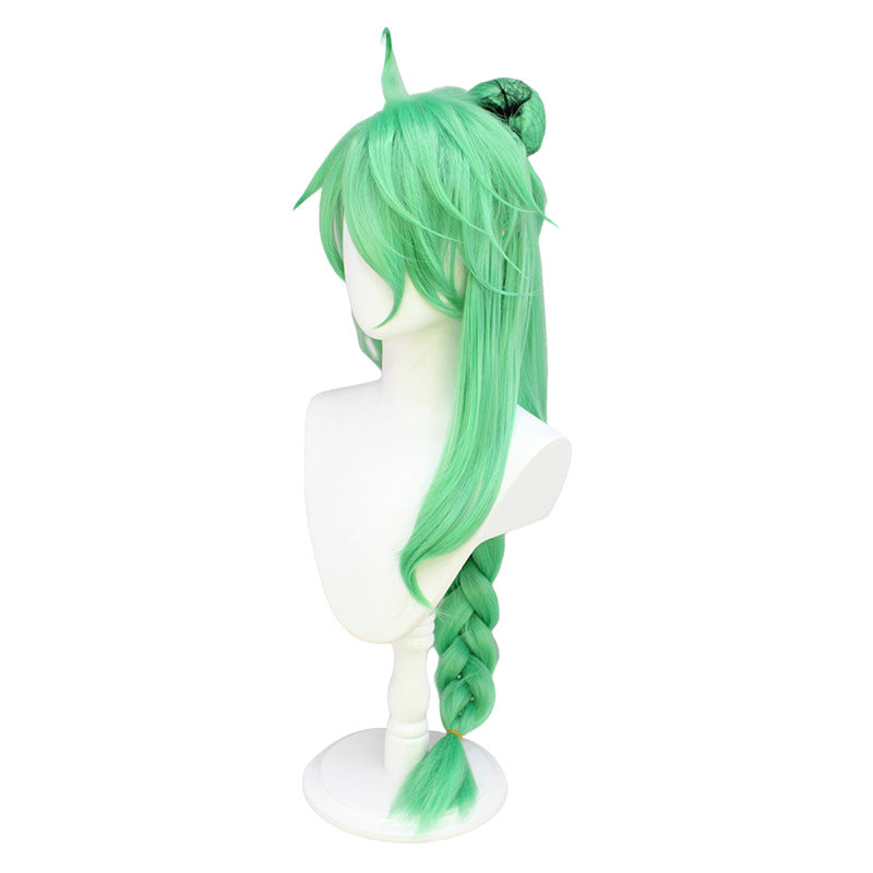 Genshin Impact Baizhu Long Green Hair Basic Wig