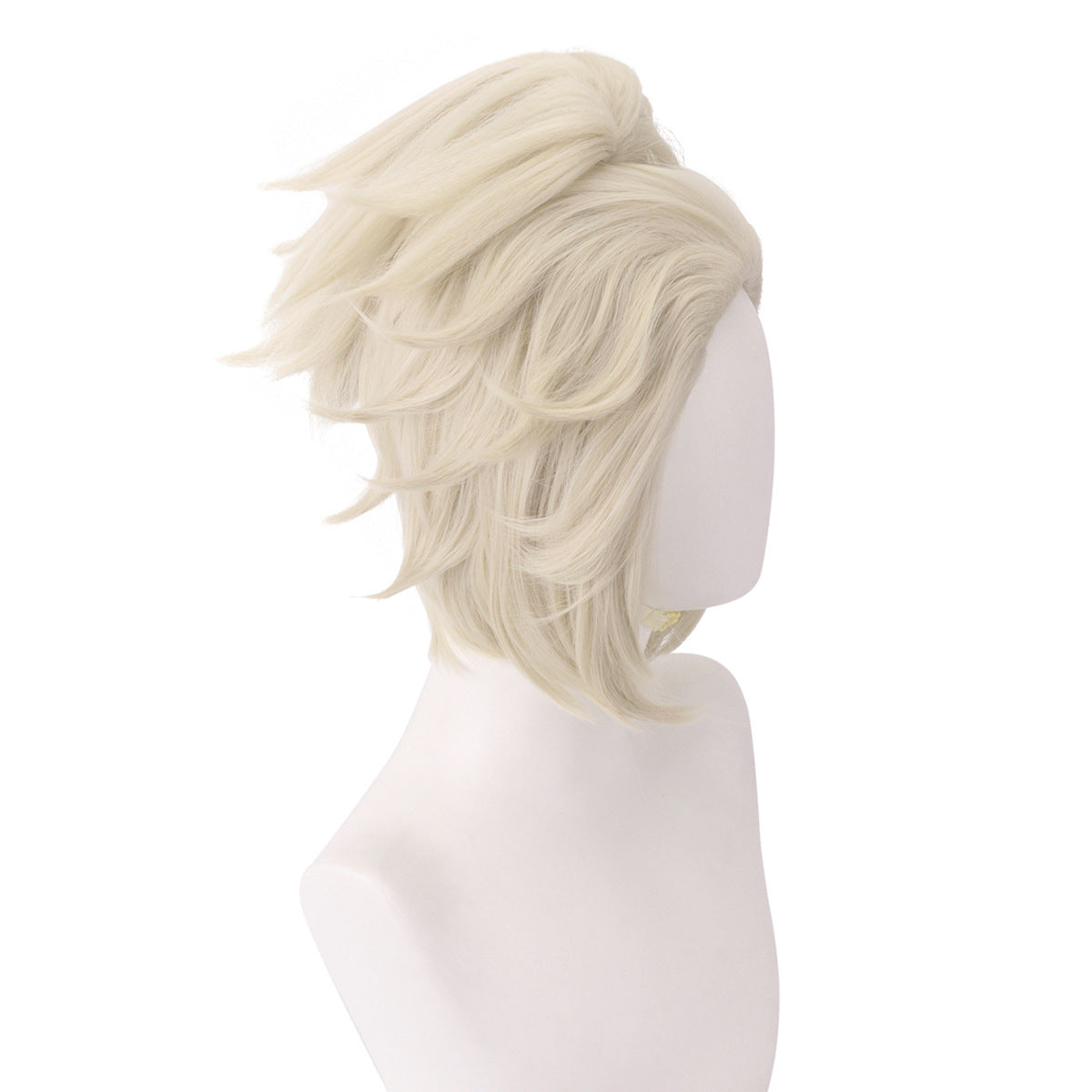 Identity V B.Duck Style Short White Hair Basic Wig