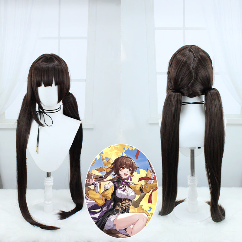 Honkai: Star Rail Sushang Long Brown Hair Basic Wig