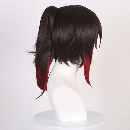 Honkai: Star Rail Tingyun Lange braune Haare Einfache Perücke