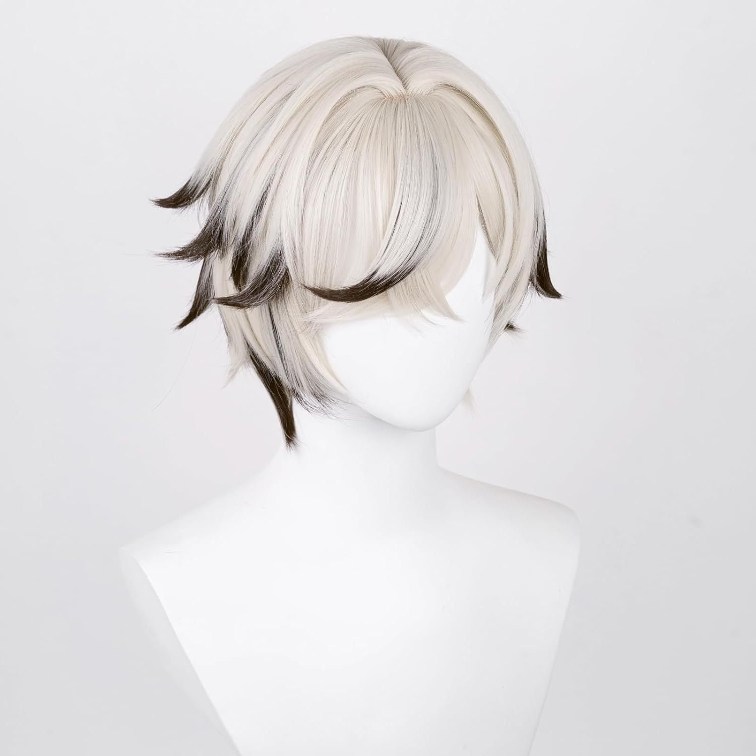 Honkai: Star Rail Arlan Short White Hair Basic Wig