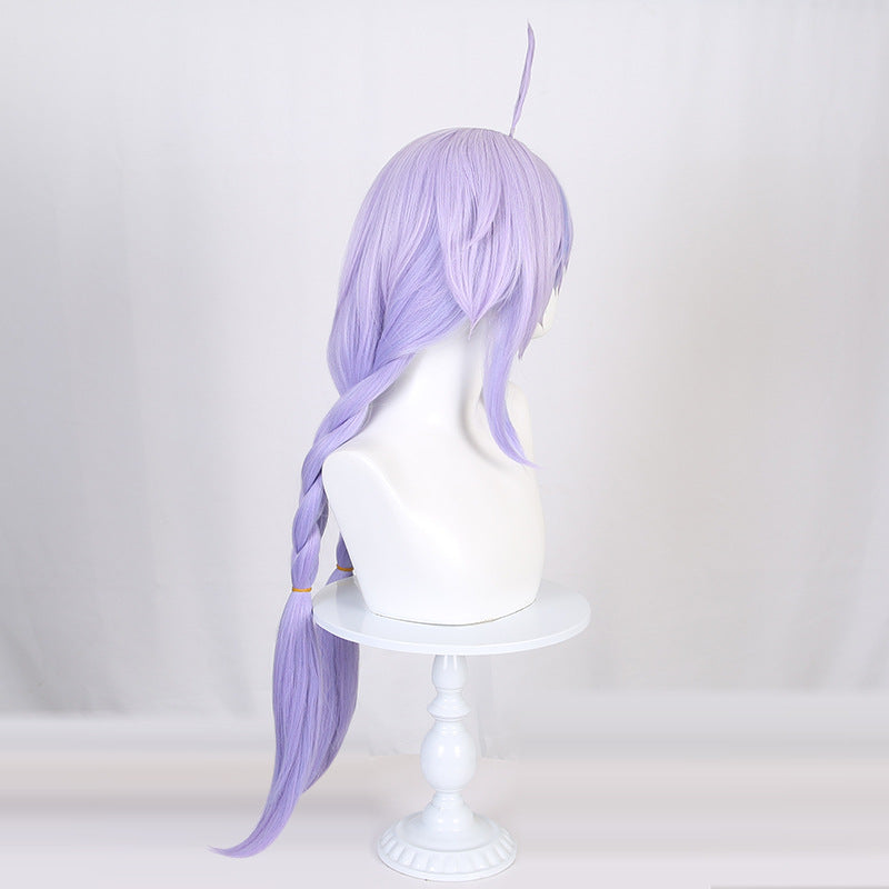 Honkai: Star Rail Bailu Long Purple Hair Basic Wig