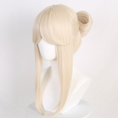 Genshin Impact Ningguang Long Golden Hair Basic Wig