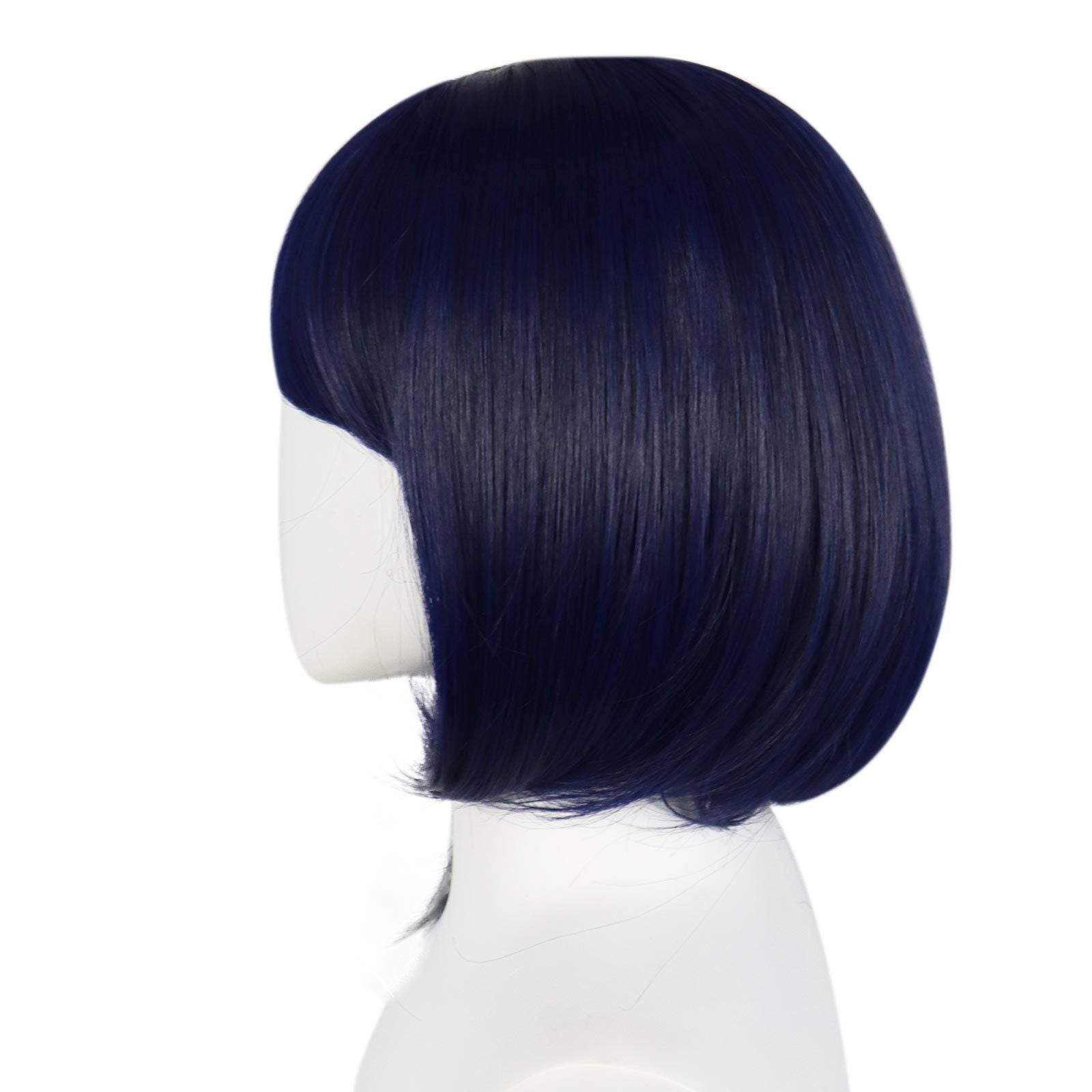 Genshin Impact Kujou Sara Short Dark Blue Hair Basic Wig