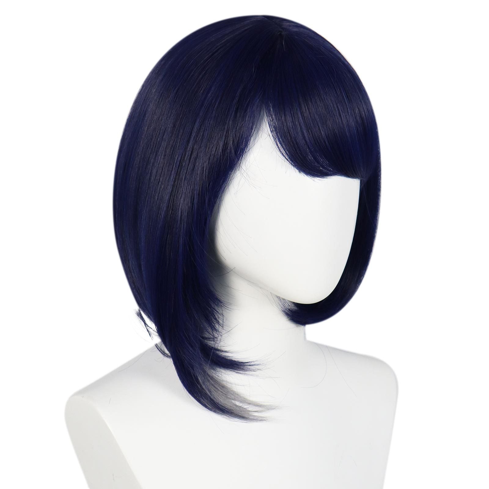 Genshin Impact Kujou Sara Short Dark Blue Hair Basic Wig