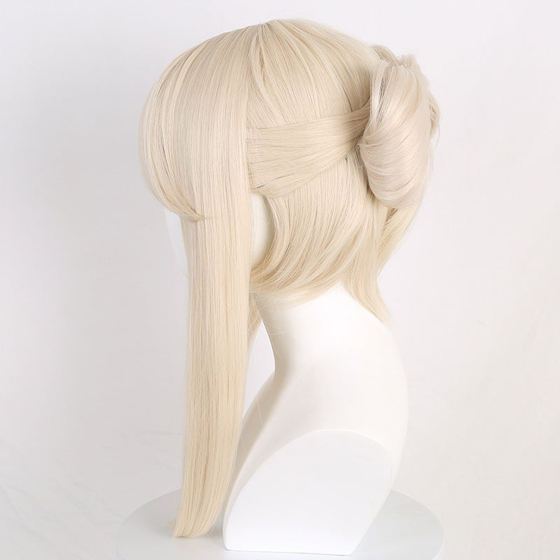 Genshin Impact Ningguang Long Golden Hair Basic Wig