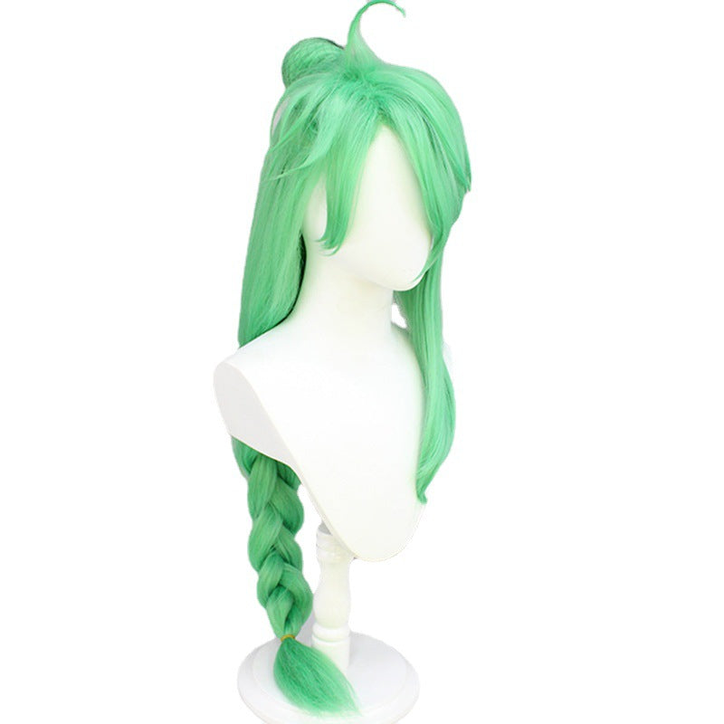 Genshin Impact Baizhu Long Green Hair Basic Wig