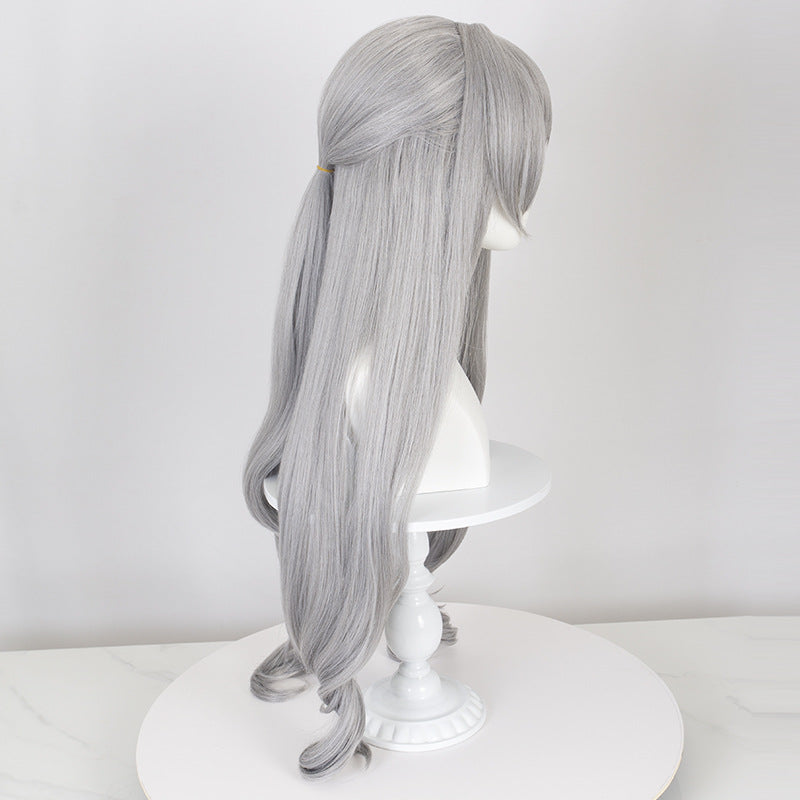 Honkai: Star Rail Bronya Long Silver Hair Basic Wig