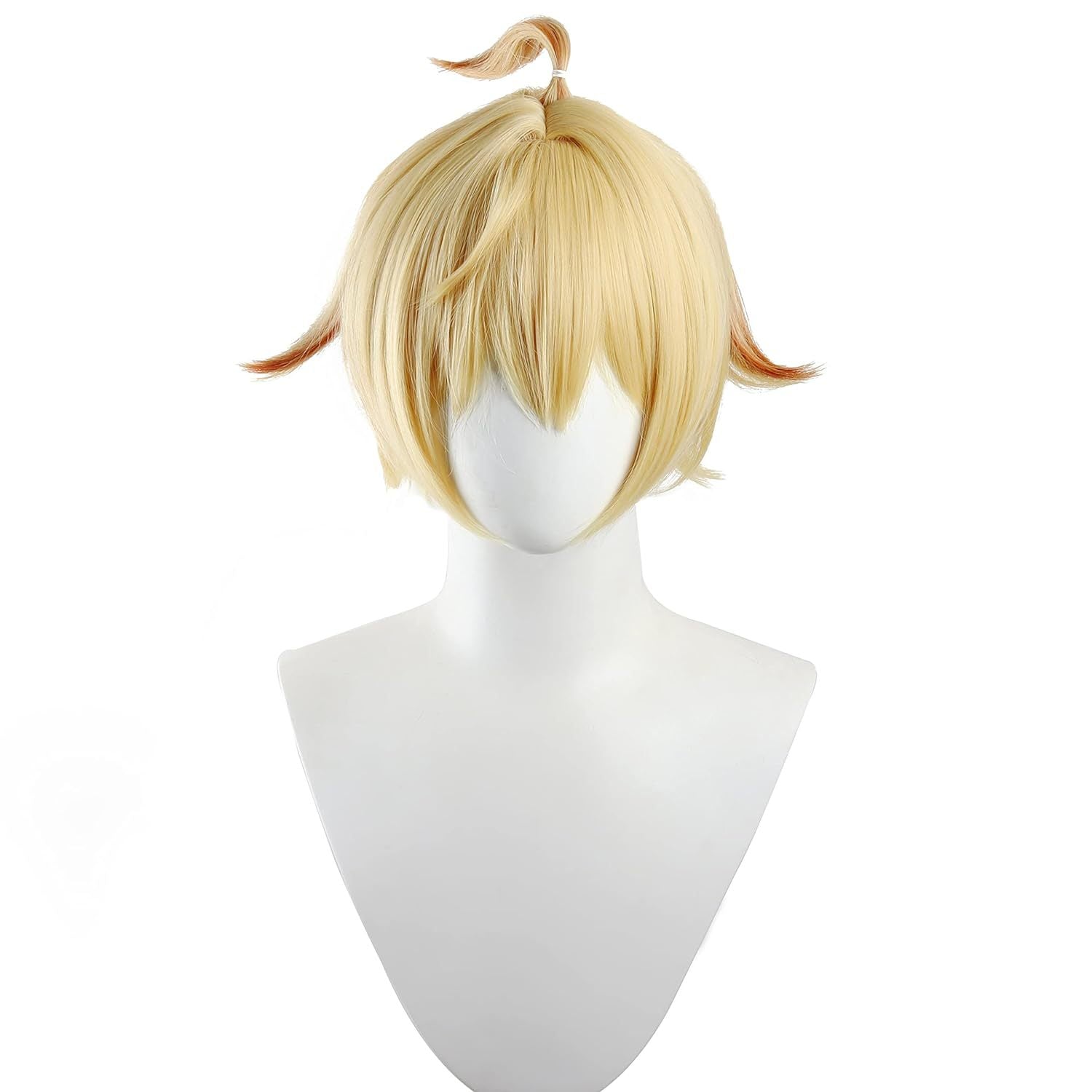 Genshin Impact Mika Short Yellow Hair Basic Wig