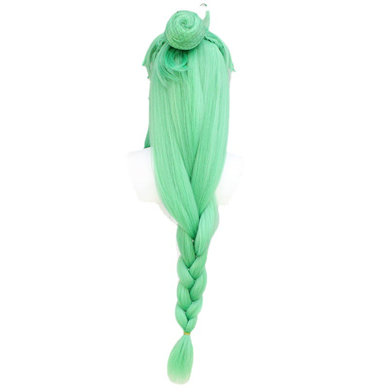 Genshin Impact Baizhu Long Green Hair Basic Wig