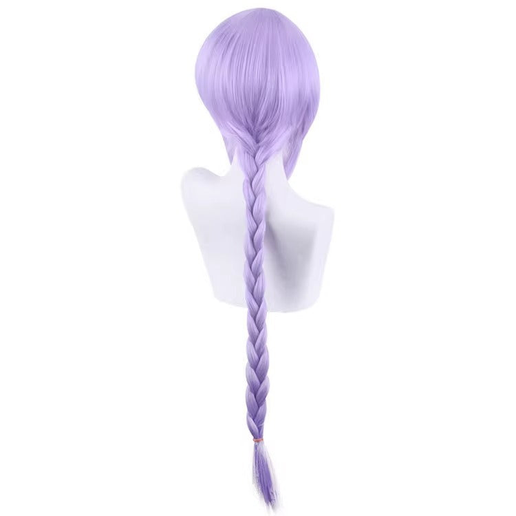 Genshin Impact Qiqi Long Purple Hair Basic Wig