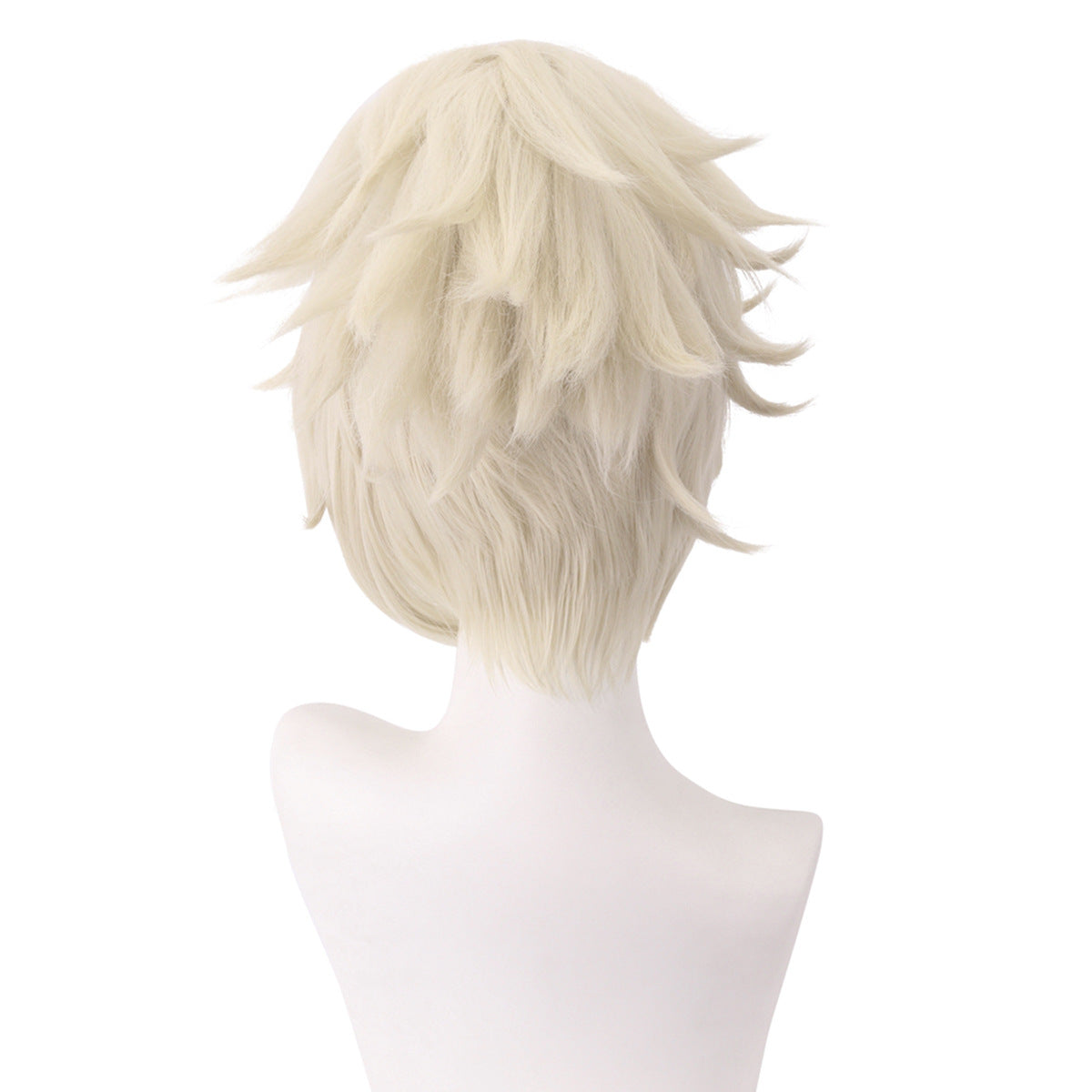 Identity V B.Duck Style Short White Hair Basic Wig