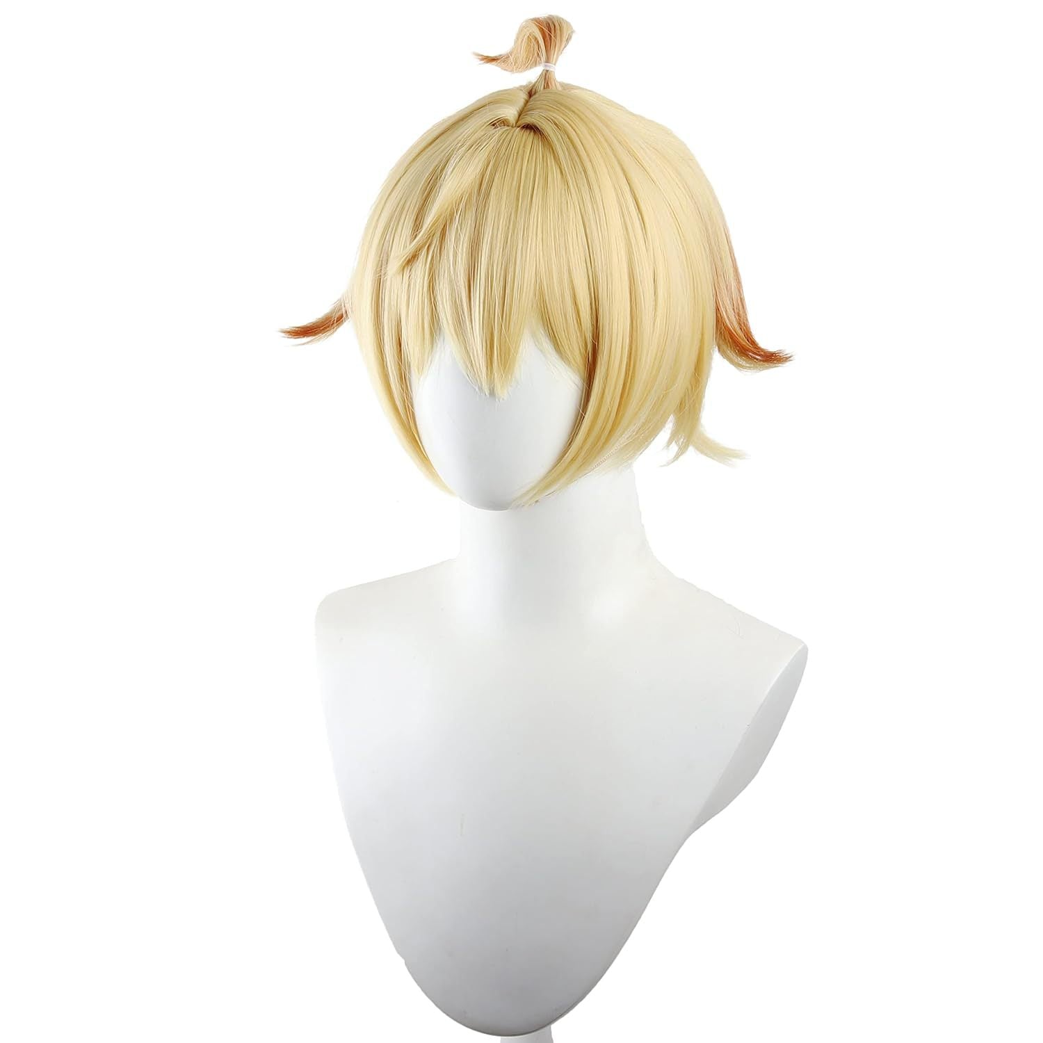 Genshin Impact Mika Short Yellow Hair Basic Wig