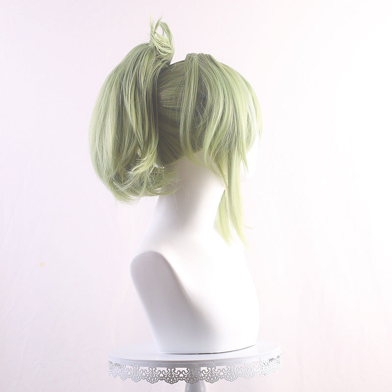 Genshn Impact Kuki Short Green Hair Basic Wig